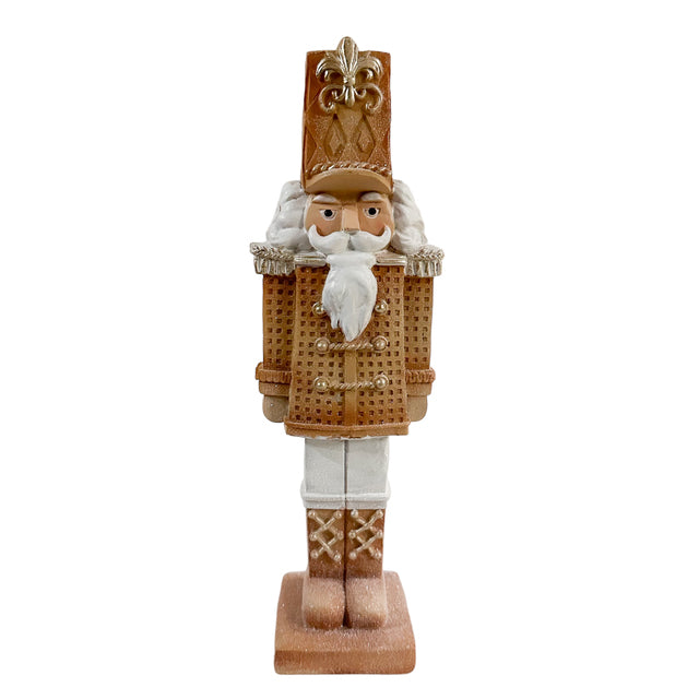 Saldado Quebra Nozes Cookies Gingerbread em Resina - 27CM - Casa de Paetê