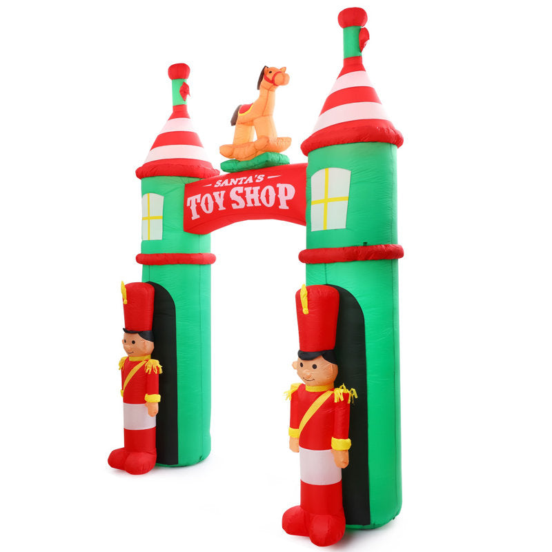 Portal Inflável Natal c/LED (Colorido)- 3m