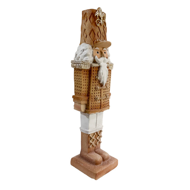 Saldado Quebra Nozes Cookies Gingerbread em Resina - 27CM - Casa de Paetê