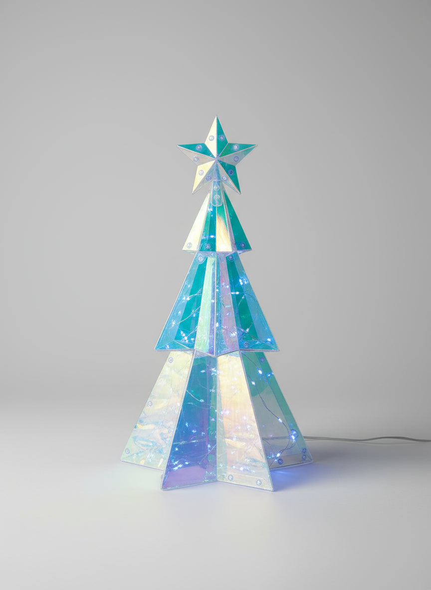 Árvore de Natal Luz em LED c/USB - 30cm