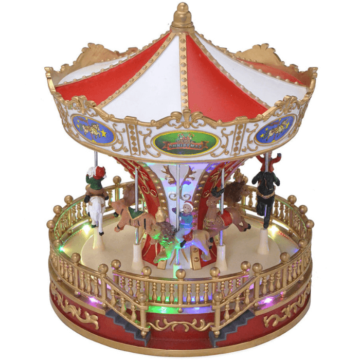 Carrossel Parque Natal c/ Som, Luz e Movimento