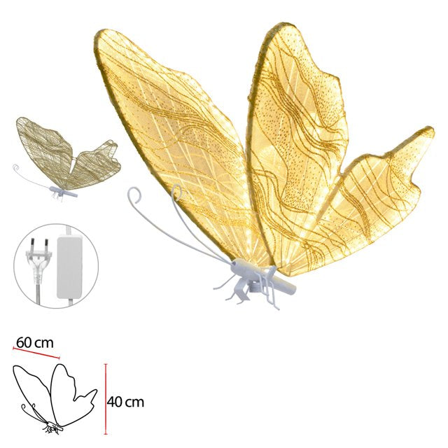 Borboleta Led Decoração Natal Casa de Paete