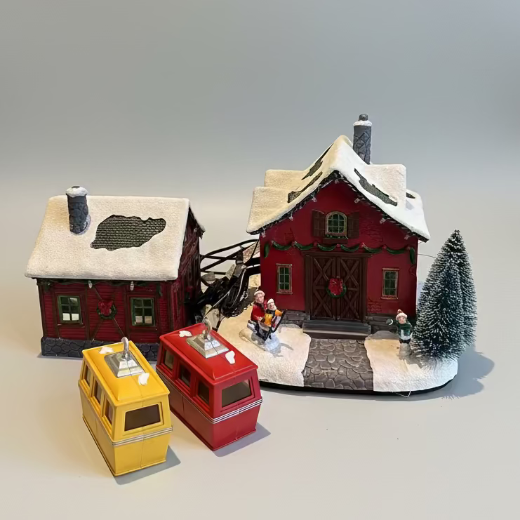 Vila Natalina Bondinho Teleferico com Movimento