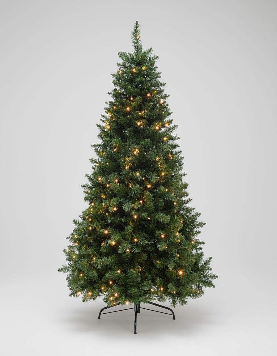Arvore de Natal Rockfeller 520 Tips 200 Leds - 1,5m