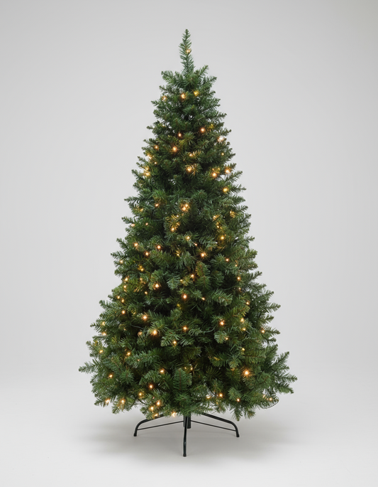 Arvore de Natal Rockfeller 520 Tips 200 Leds - 1,5m