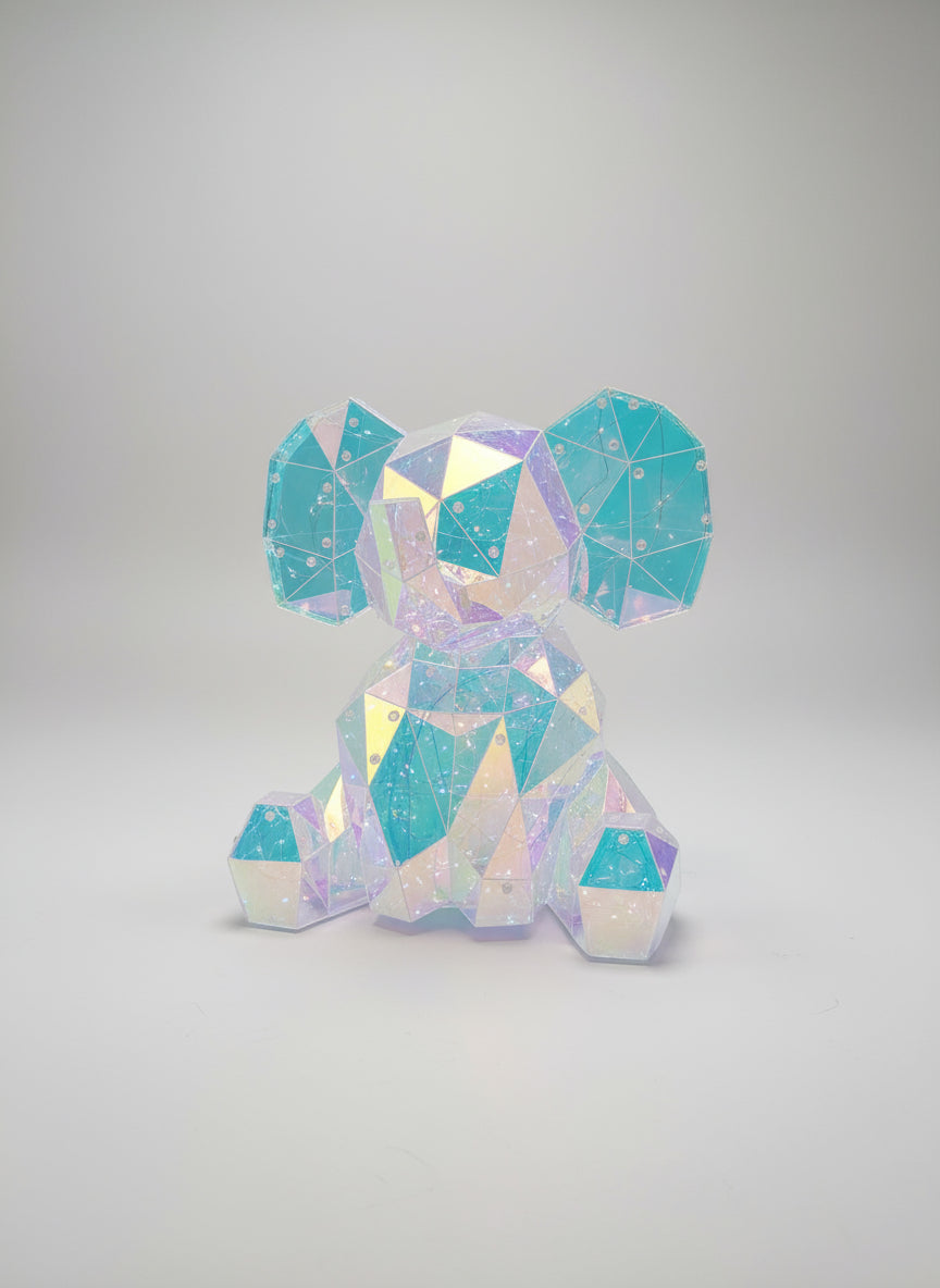 Elefante Holográfico em Led c/USB