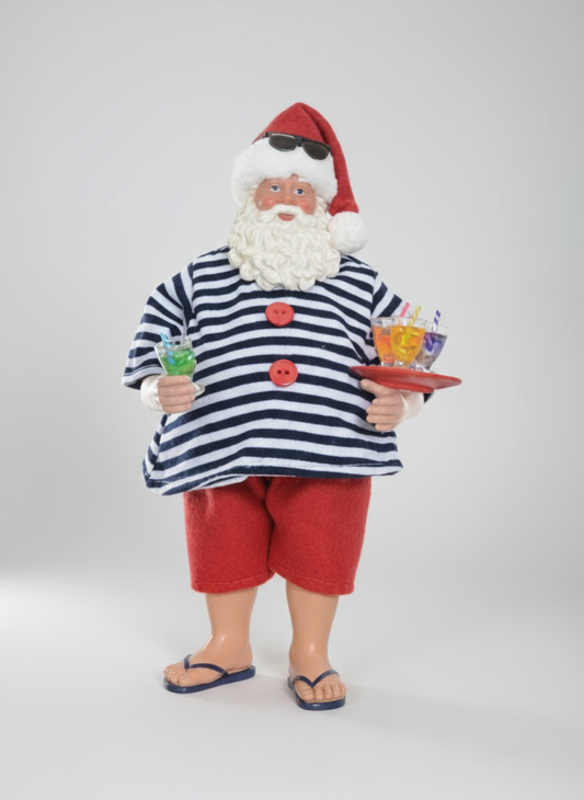 Papai Noel Praiano Drinks Colecionável