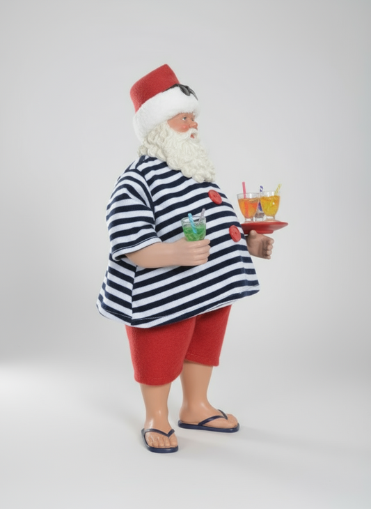 Papai Noel Praiano Drinks Colecionável
