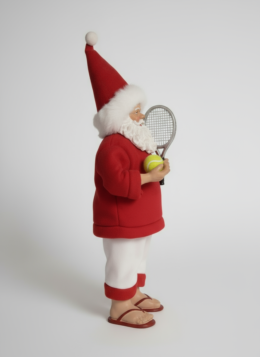 Papai Noel Tenista Colecionável
