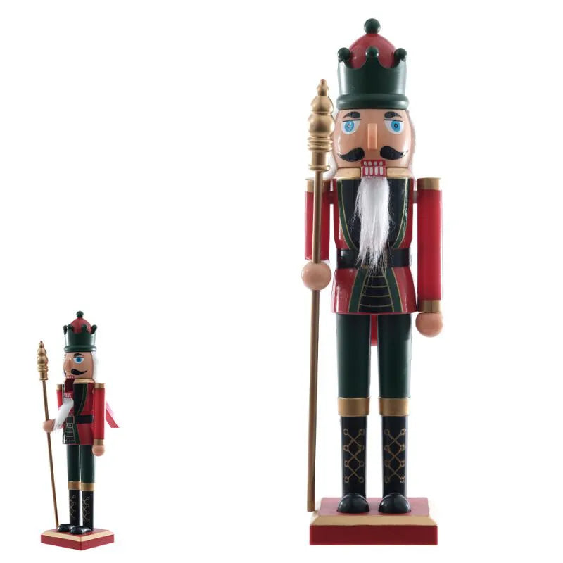 Boneco Natal Quebra-Nozes (Vermelho Verde) 40cm