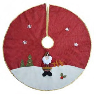 Saia para Árvore de Natal em Tecido
