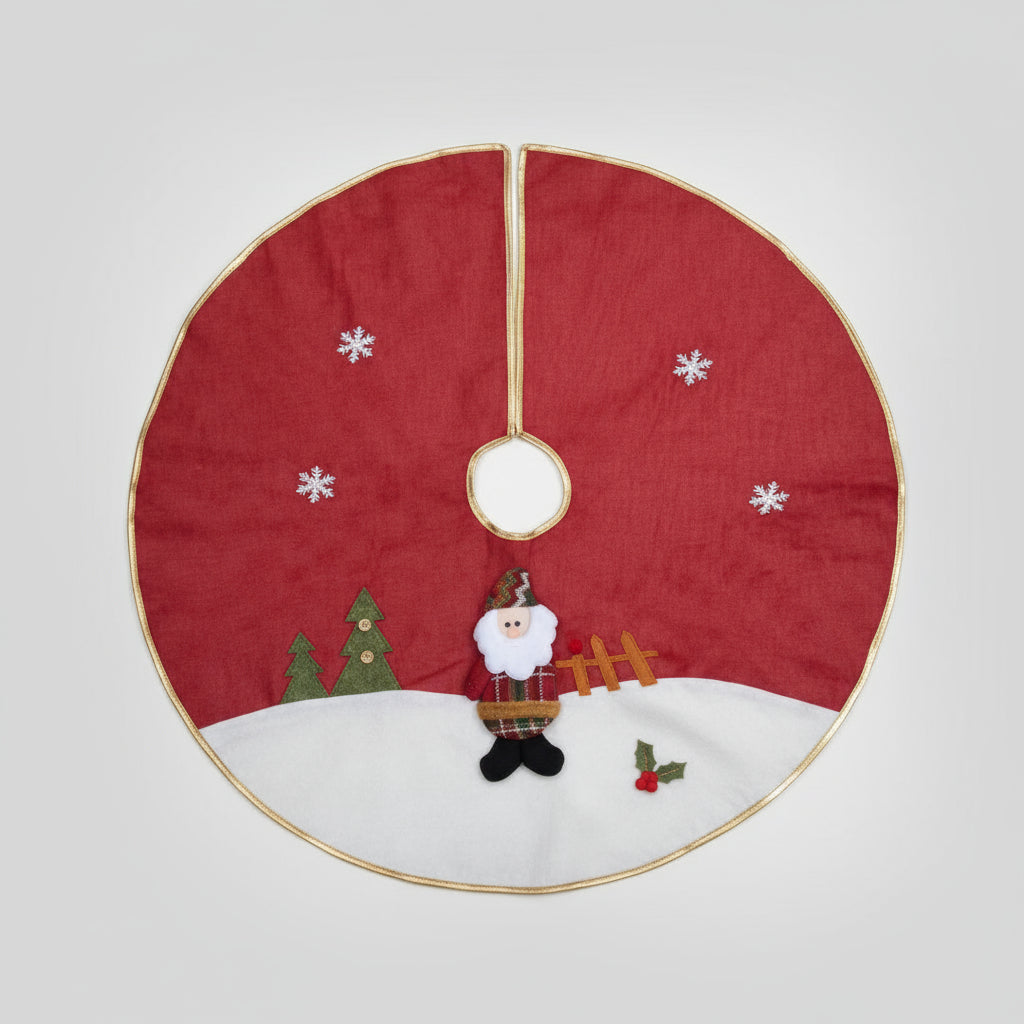 Saia para Árvore de Natal em Tecido