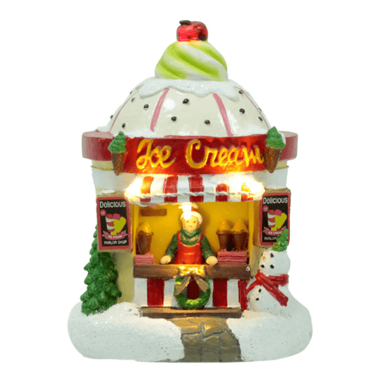 Cenário Natal Sorveteria c/ Led