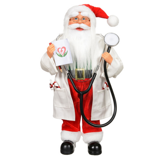 Papai Noel Médico - 45cm