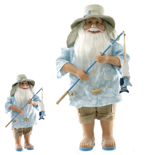 Papai Noel Pescador - 40cm