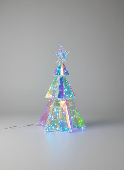 Árvore de Natal Luz em LED c/USB - 30cm