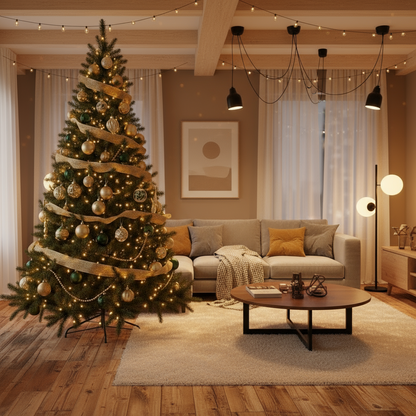 Árvore de Natal Aveiro com Base em Metal
