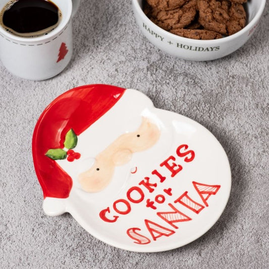 Prato Papai Noel Cookies - Casa de Paetê