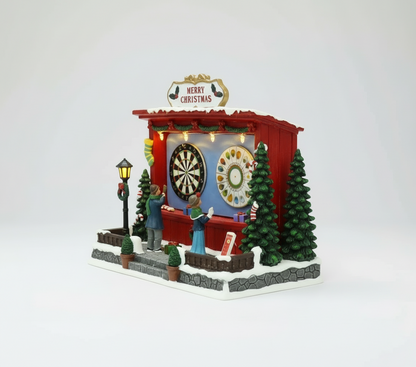 Barraca Natalina Tiro ao Alvo com Luz – 22cm