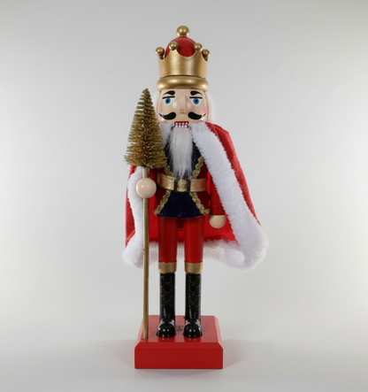 Boneco Quebra-Nozes c/ Led e Som 28cm