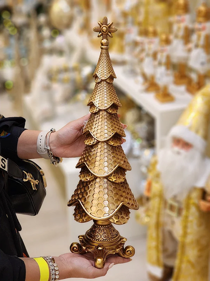 Árvore Natal Dourada 51cm