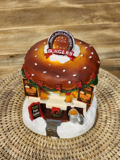 Decoracao Cenario Natalino Hamburgueria 2