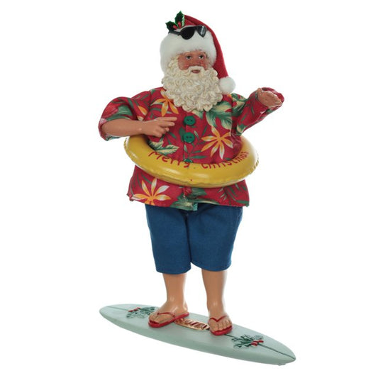 Papai Noel Surfista Colecionável