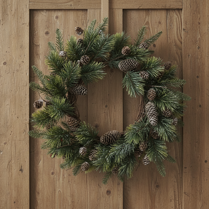 Guirlanda Natal c/ Pinha Verde 55cm