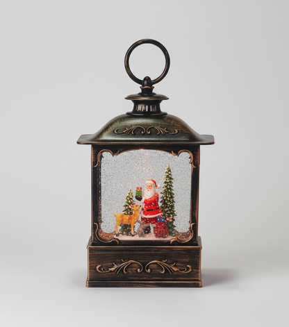 Lanterna Natalina Decorativa Cenário (Ouro Velho)