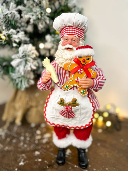 Noel Cozinheiro 30cm Colecionável - Casa de Paetê