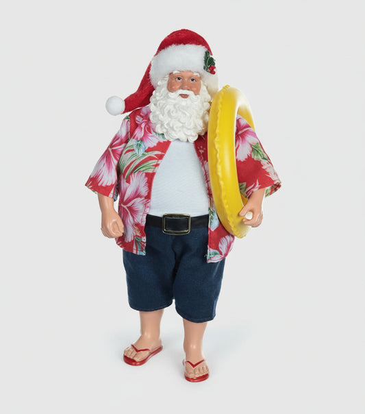 Papai Noel Colecionavel Boia Praia