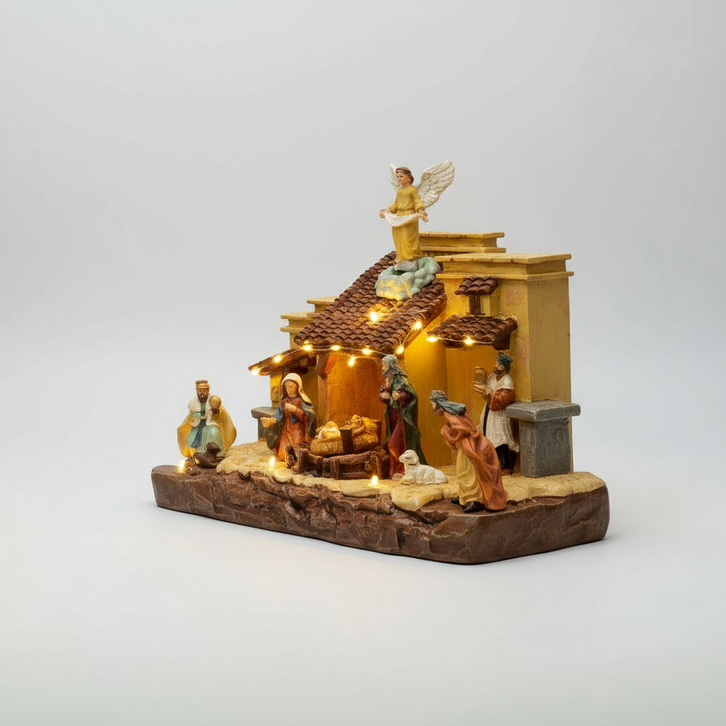 Vila Natalina Presépio com Som, Luz e Movimento