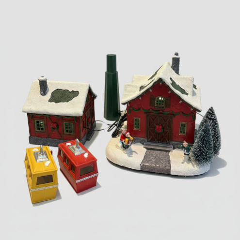 Vila Natalina Bondinho Teleferico com Movimento