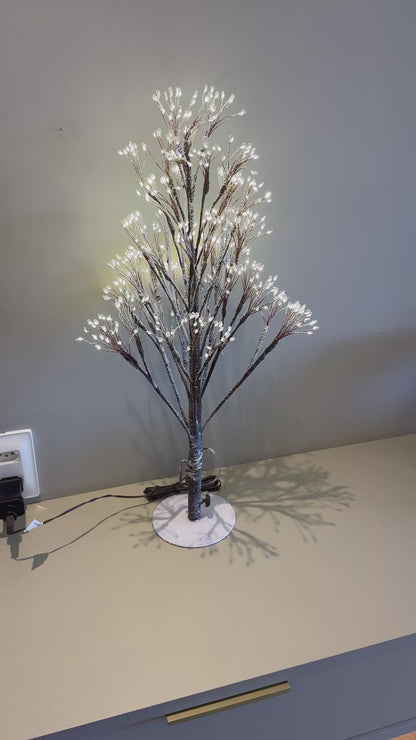 Árvore de Mesa 520 Leds Fio de Fada Neve