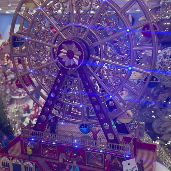 Vila Natalina Parque Diversao Roda Gigante Luz e Movimento
