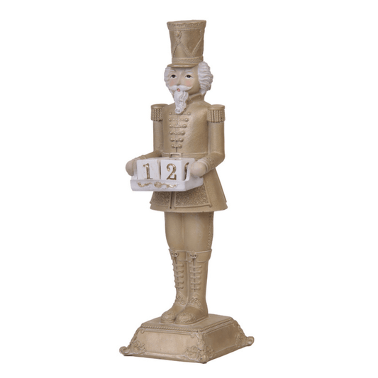 Quebra-Nozes Calendário Dourado - 31cm