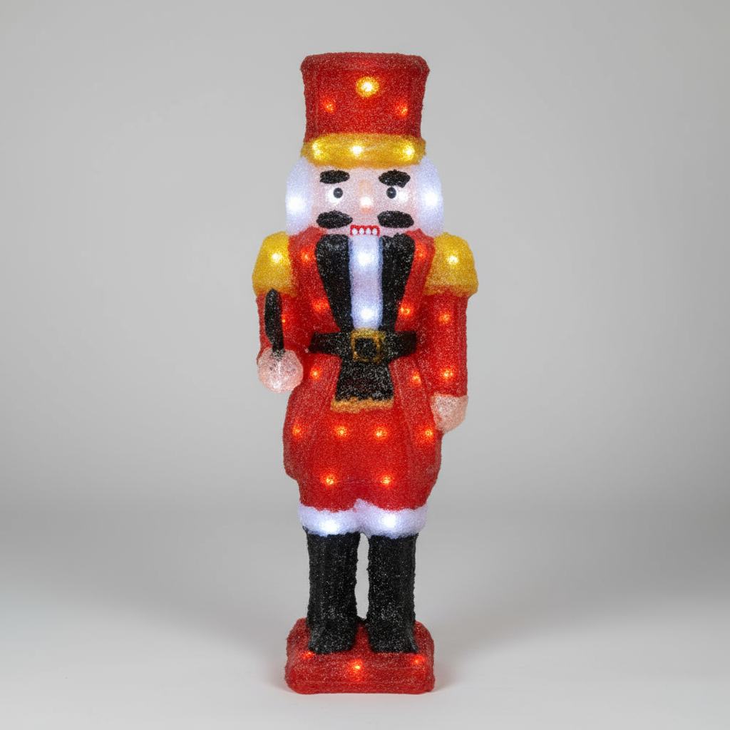 Quebra-Nozes em Acrílico para Jardim Área Externa com Luzes 60cm